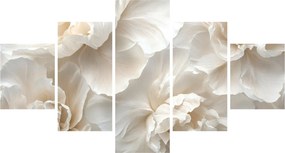 Obraz - Delikatne piwonie (125x70 cm)