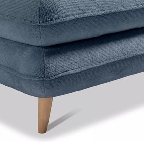 Narożnik MONTE Prawostronny z funkcją spania, pojemnikiem i poduszkami, Sorriso 07 Jasno niebieski WERSAL