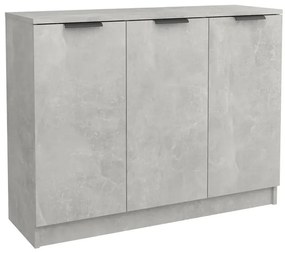 Loftowa komoda w kolorze szarości betonu E0-L35