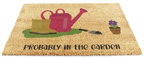 Wycieraczka z włókna kokosowego 40x60 cm Probably in the Garden – Artsy Doormats