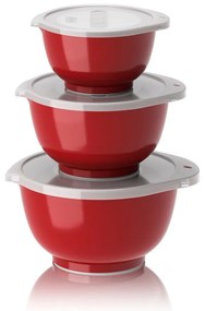 Czerwone miski zestaw 3 szt. 750 ml Margrethe Mini – Rosti