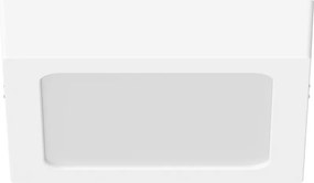 Mexen LDSS plafon sufitowy LED natynkowy 17 x 17 cm, 12W, Neutralna - 4000K, 1320 lm, biały - L213-017-1240-20