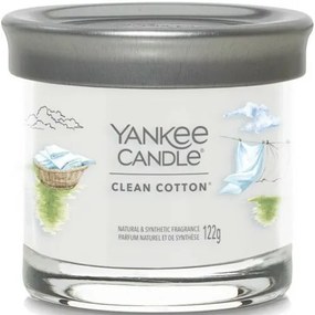 Yankee Candle świeczka zapachowa Signature Tumbler w szkle mała Clean Cotton, 122 g
