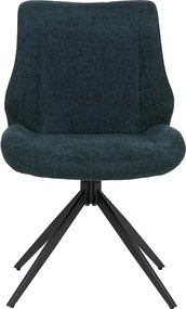 Krzesło do jadalni MCW-O48 (zestaw 6 sztuk),  zielono-petrolowy