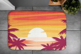Dywanik łazienkowy Dywanik łazienkowy Tropikalna plaża