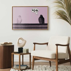 Plakat Zaloty 42x29,7 cm z ramą złotą bez marginesu ARTGEIST B