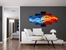 Obraz napięcia elektrycznego (125x70 cm)