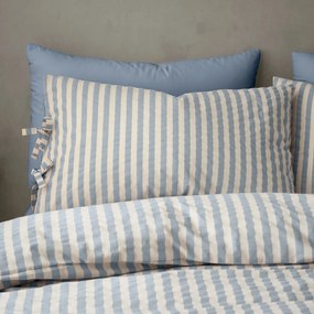 Niebieska pościel dwuosobowa 230x220 cm Zanzibar Stripe – Pineapple Elephant