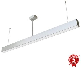 APLED - LED Żyrandol na lince LOOK LED/46W/230V 4000K 120 cm srebrny