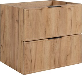 Szafka łazienkowa, Craft Dąb, uchwyt czarny, 46 x 60 x 57 cm