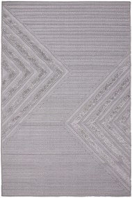 Dywan Carmen Geometryczny Szary 0F551A 060x100 Prostokąt