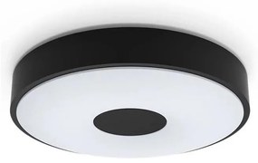 Philips COINER LED 24W 230V 2700K czarna lampa sufitowa z ściemniaczem