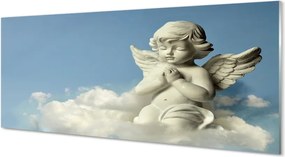 Szklany Panel Niebiański Anioł wśród Chmur