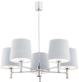 Argon 2076 - Lampa sufitowa BOLZANO 5xE27/15W/230V niebieska