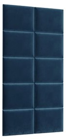 Zestaw 10 paneli tapicerowanych QUADRATTA 100x200 granatowy ELTAP