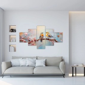 Obraz - Gołąbki (125x70 cm)