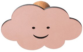 Różowy ścienny stalowy haczyk Cloud Dot Nupo – LIND DNA