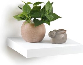 Półka wisząca na ścianę z MDF, dł. 25 cm