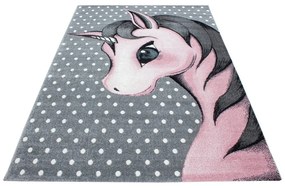 Różowo-szary dywan dziecięcy 120x170 cm Kids – Ayyildiz Carpets