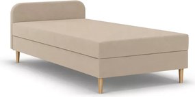 Łóżko kontynentalne Peggie 80x200 / 90x200 / 120x200 z wbudowanym materacem bonellowym