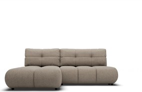 Masseno Narożnik CORSO z funkcją spania i pojemnikiem na pościel Narozniki L, Rozkładana sofa - Szary, NOW OR NEVER 16