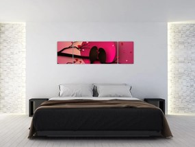 Obraz - Zakochane ptaki (170x50 cm)
