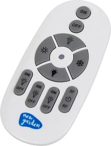 Lampa podłogowa z rattanu z możliwością ściemniania IP65 z pilotem - Saona