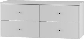 Biały Zestaw do Łazienki 120cm Szafka z Blatem Marco