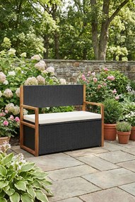 Ławka ogrodowa ze schowkiem A0-P40