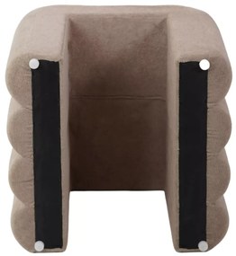 Beżowy designerski taboret TICA