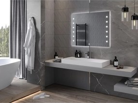 Mexen Ner lustro łazienkowe podświetlane 100 x 80 cm, LED 6000K, antypara - 9809-100-080-611-00