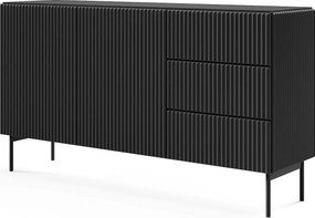 Komoda czarna, 147 x 81,2 x 39,8 cm