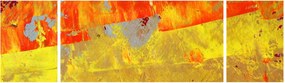 Obraz abstrakcji - malarstwo (170x50 cm)