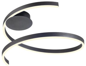 Redo 01-4012 - Lampa sufitowa LED ściemnialna SCROLL LED/38W/230V czarna