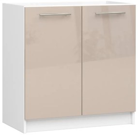 Nowoczesna szafka kuchenna pod zlew w kolorze cappuccino - Poli 15X