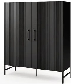 Komoda RAFTT 122x140 cm, czarna