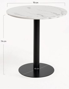 Stó Firro Okrgy 70cm Czarny