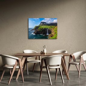 Obraz - Wodospad Múlafossur (70x50 cm)