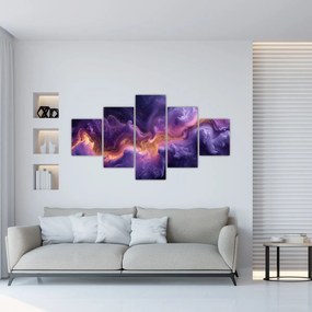 Obraz - Fioletowa Mgławica (125x70 cm)