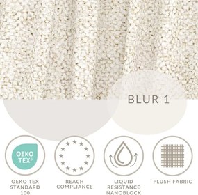 Kremowe tapicerowane łóżko dwuosobowe ze schowkiem ze stelażem 160x200 cm Maumere – Maison de Rêve