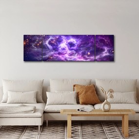 Obraz - Purple Universe (170x50 cm)