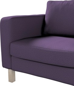 Pokrowiec na fotel Karlstad kolor fioletowy tkanina strukturalna