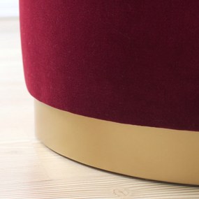 Stołek Dover Claret Red