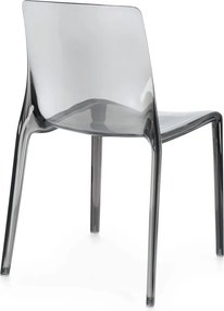 Szare plastikowe krzesło ogrodowe Adele – Bizzotto