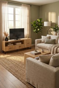 Dębowy stolik RTV P5-E02