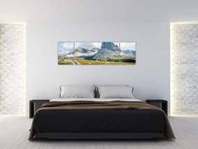 Obraz - Włoskie Dolomity (170x50 cm)