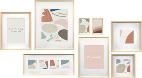 Ramki na zdjęcia na ścianę MURAL, 8 ramek różnej wielkości