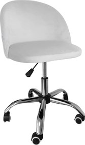 Fotel obrotowy COLIN krzesło biurowe fotel ergonomiczny do biurka : Kolor Stelaża - Chrom, Kolor tkaniny - VELVET - MG39, Typ siedziska - Siedzisko obrotowe 360°, Typ tkaniny - Velvet