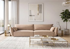 Sofa 3 Cookie tapicerowana Manila 21 beżowa 248 cm