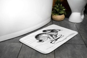 Dywanik do łazienki Dywanik do łazienki Zając Zwierzęta